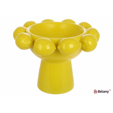 Фруктовниця на ніжці Lemon D25*18см