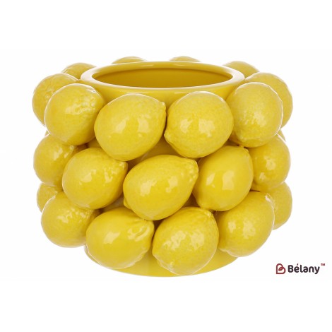 Ваза порцелянова Lemon D26*19см