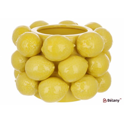 Ваза порцелянова Lemon D21*14см