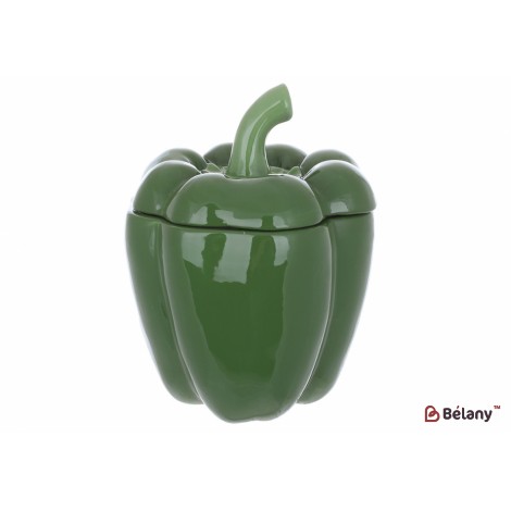Банка керамическая "Pepper" 1.2л, цвет - зеленый