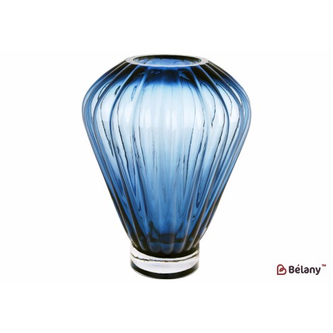 Ваза скляна Blue Grace, 8.5*19*25см, колір - синій