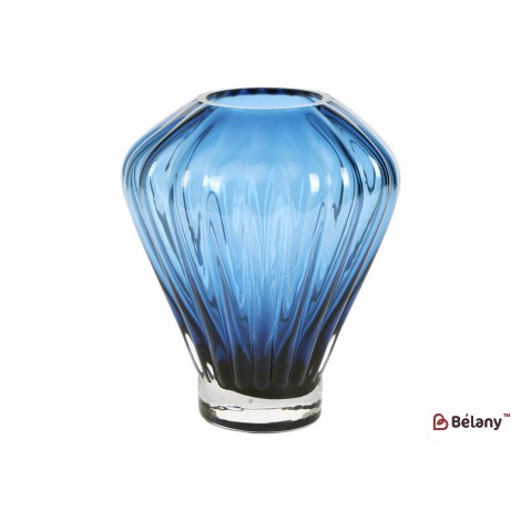 Ваза скляна Blue Grace, 7.5*16*20см, колір - синій