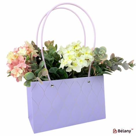 Сет із 10 пакетів для квітів "Flower #3" бузкові