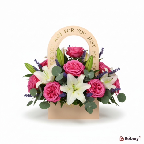 Набір з 10 персикових пакетів "Handy" 22x12x38