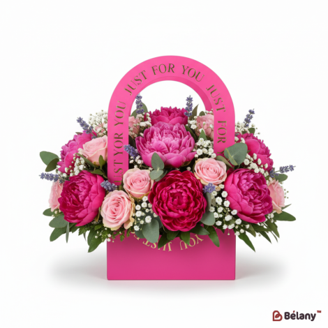 Набір з 10 фуксія пакетів "Handy" 22x12x38