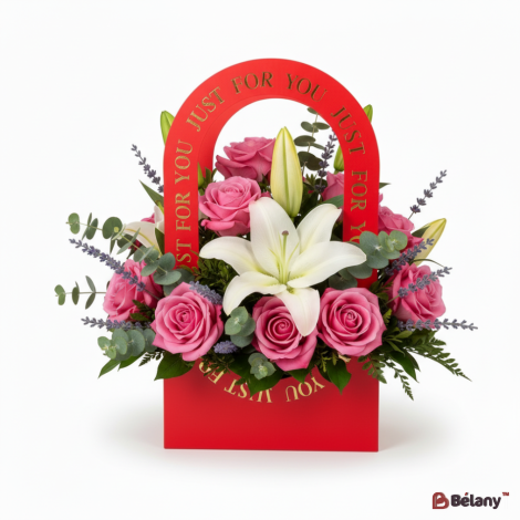 Набір з 10 червоні пакетів "Handy" 22x12x38