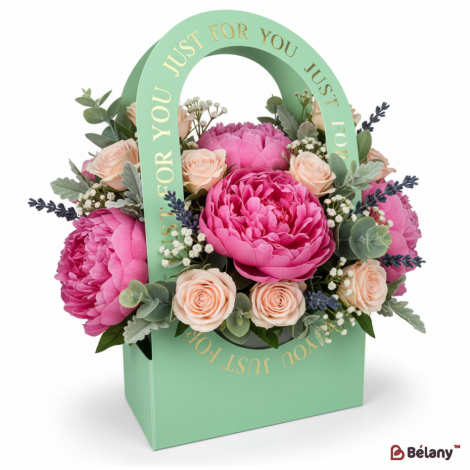 Набір з 10 зелених пакетів "Handy" 22x12x38