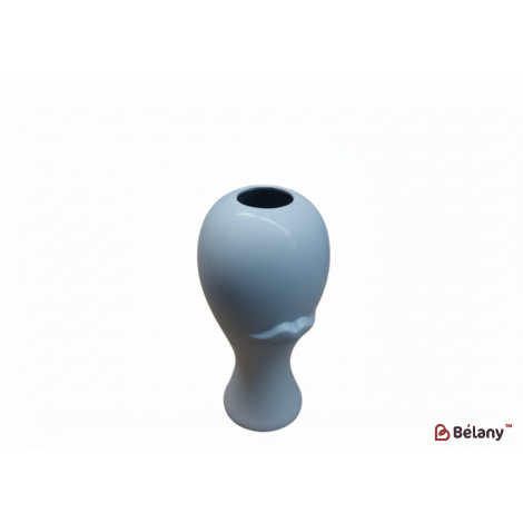 Керамическая ваза "Lips" белая S 42-18