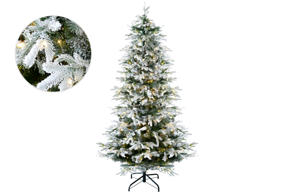 Ялинка штучна "Лібера", 228см, 2050 гілок, 500 LED, світло - тепле біле - Фото