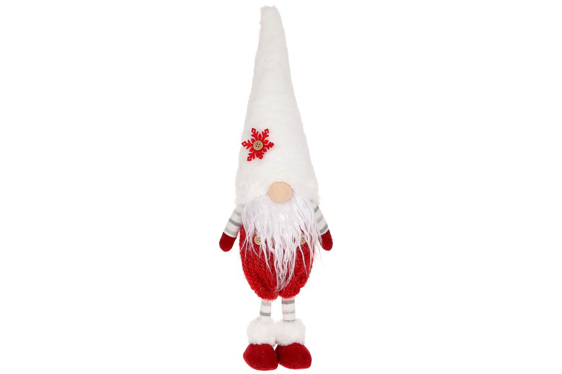 М'яка іграшка Гном 45см, колір - червоний - Фото