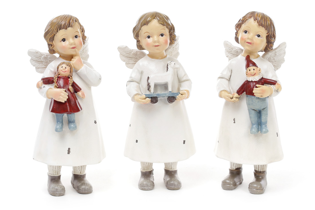 Декоративна фігурка Янгол 14.5см, 3 дизайни - Фото