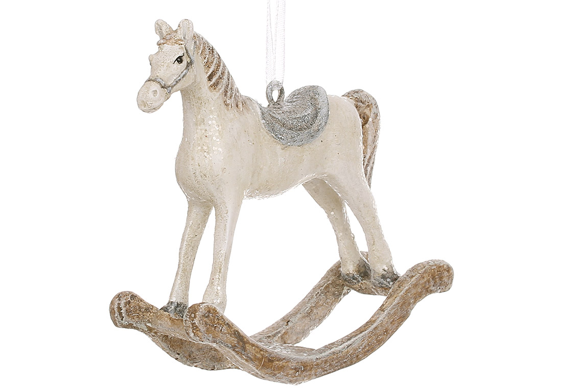 Декоративна підвіска Конячка - гойдалка 8.5см - Фото
