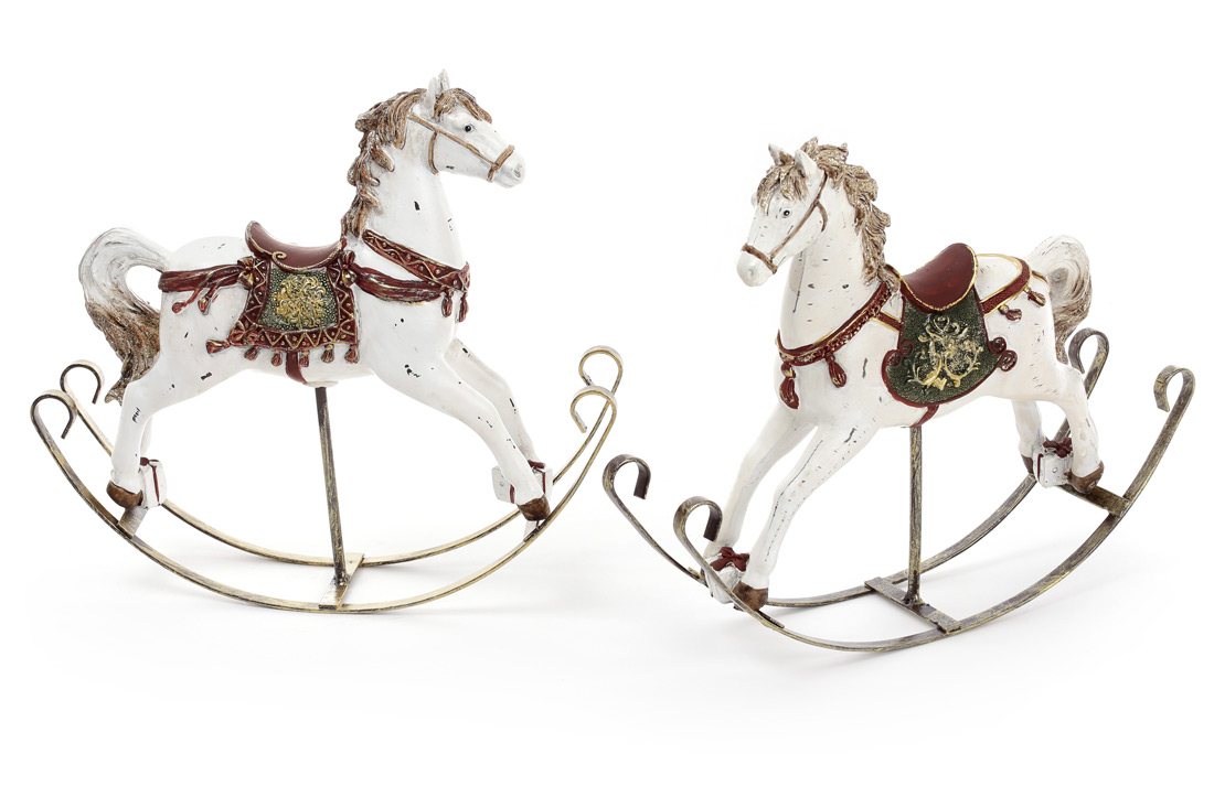 Статуетка Конячка-гойдалка два дизайни, 23см - Фото