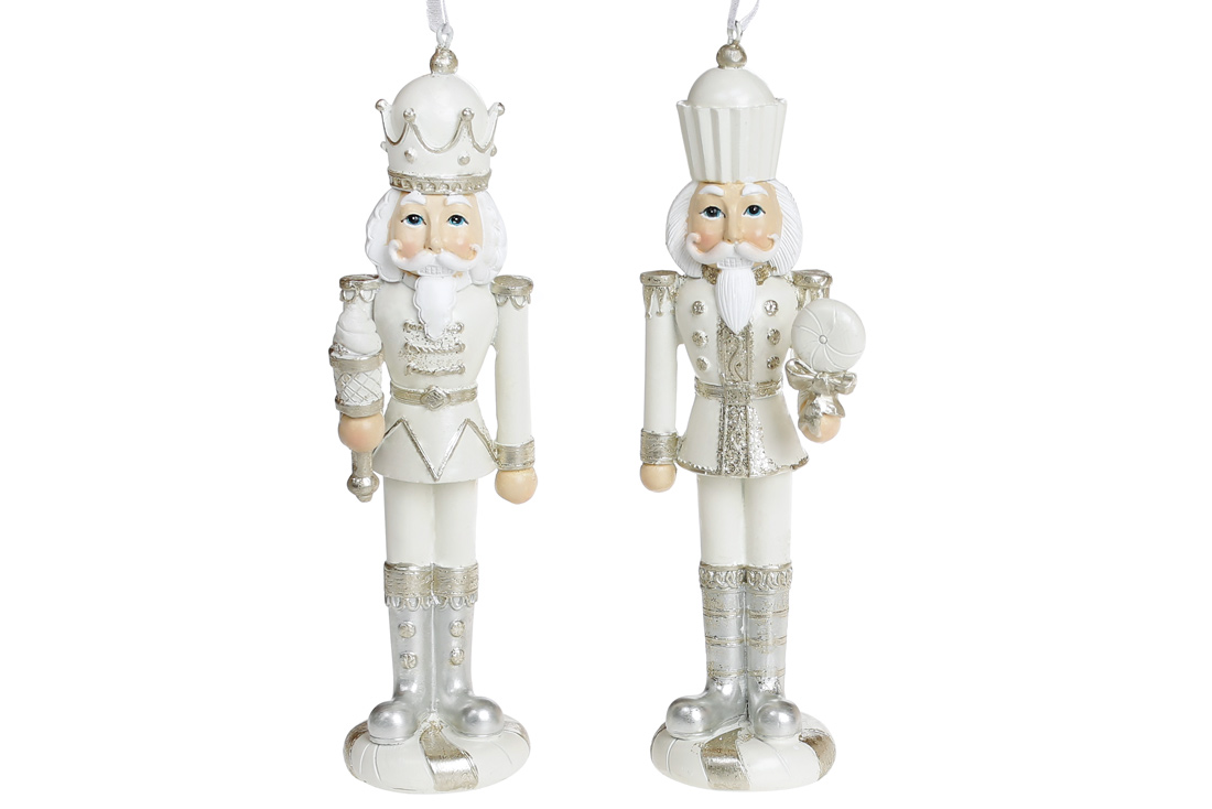 Декоративна підвісна фігурка Страж, 17.5см, 2 дизайни, колір - шампань - Фото