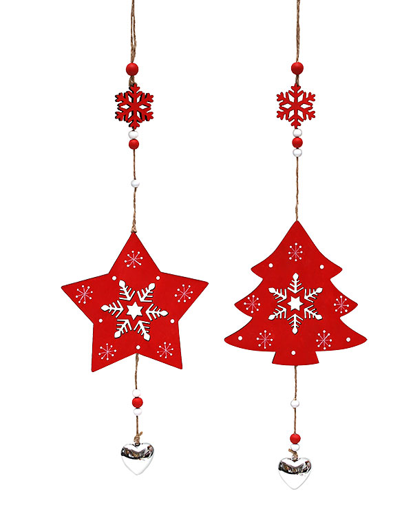 Новорічний декор на підвісі в асс 2 - Фото