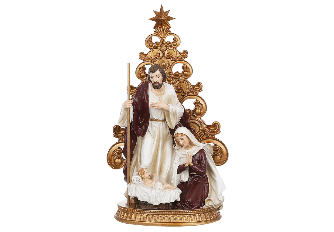 Різдвяний вертеп 17.5*10*29см - Фото