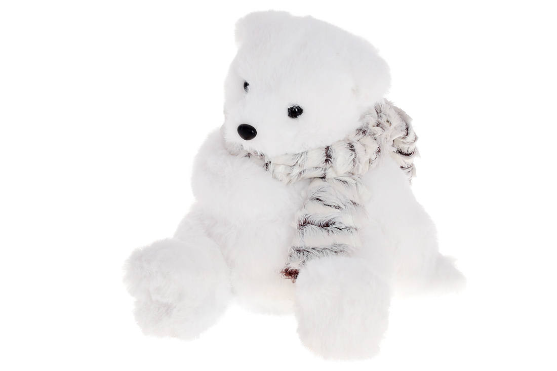 Новорічна фігура Ведмедик, 21см - Фото