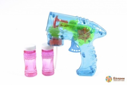 Пистолет для мыльных пузырей механический