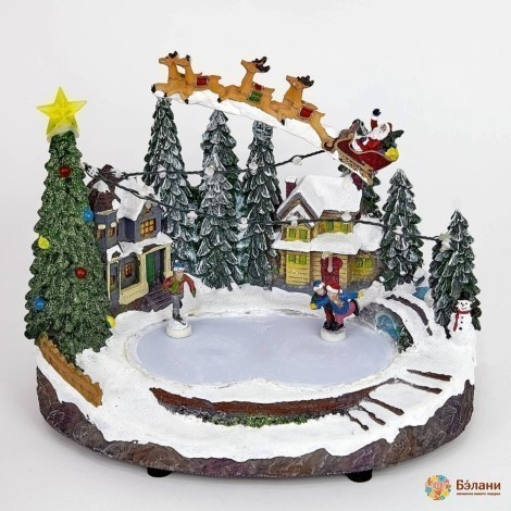 Новогодняя музыкальная инсталляция "Лесное озеро"