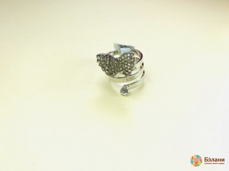 Кольцо "Silver butterfly"