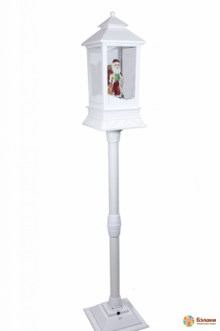 Фонарь на ножке с искусственным снегом М