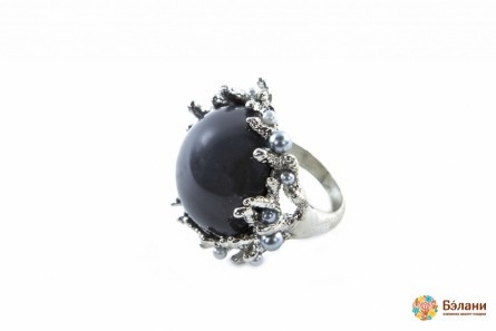 Кольцо "Gray pearl"