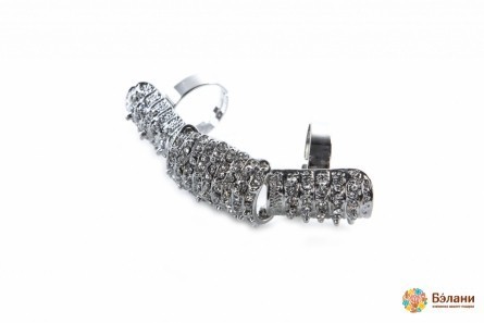Кольцо-armourring "Silver pipe"