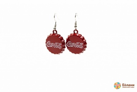 Серьги Fastfood "Bottle caps"