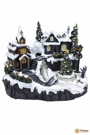 Новогодняя инсталляция "Зимняя набережная"