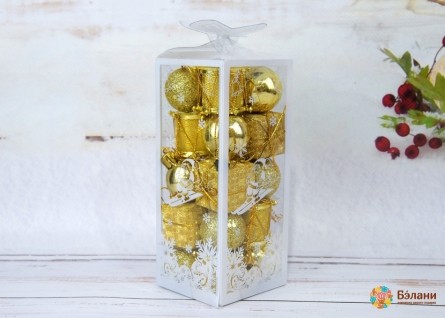 Елочная игрушка "Золото"