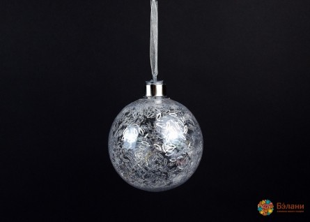 Елочная игрушка "Шар" с LED Подсветкой