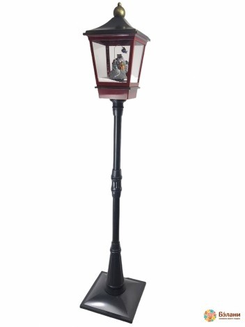 Фонарь на ножке с искусственным снегом "Альпы"