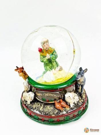 Рождественский музыкальный шар с LED-подсветкой