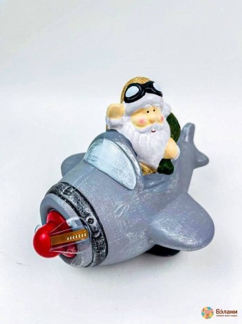 Декор "Санта на самолете"