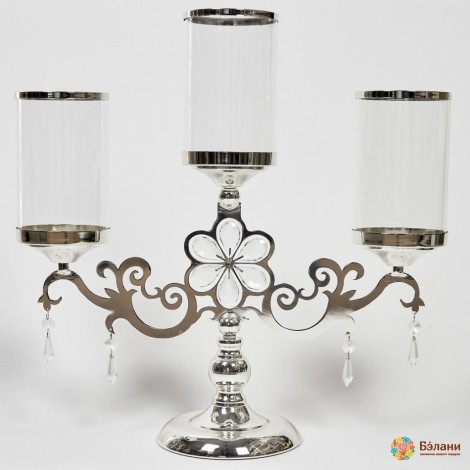 Подсвечник металлический "Elegance" на 3 свечи