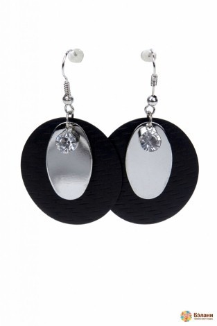 Серьги "Silver collection" на подложке