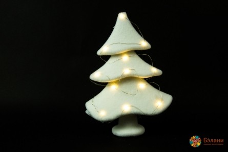 Новогодний декор "Ёлка" с LED подсветкой