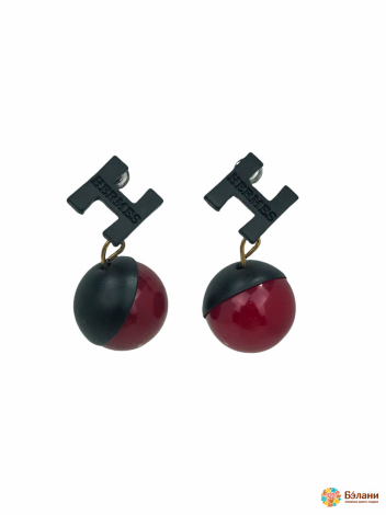 Серьги "Cherry"  H красные