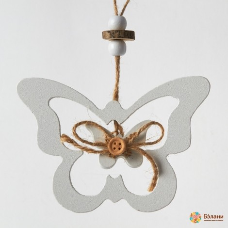 Комплект дерев'яного орігамі "Butterfly" білий.