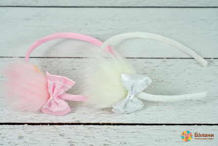 Обруч "Bow and fluff"