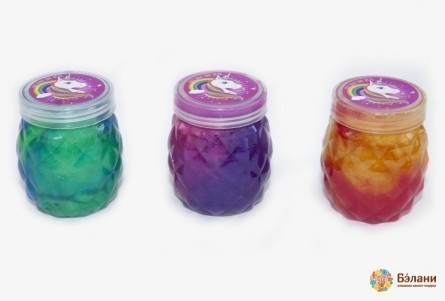 Слайм-лизун радужный