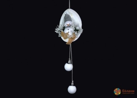 Декор подвесной "Снеговичок"