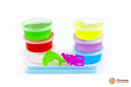 Слайм с формочками