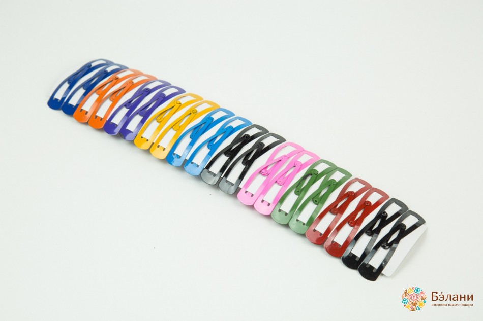 Защип "Тік-так" кольоровий