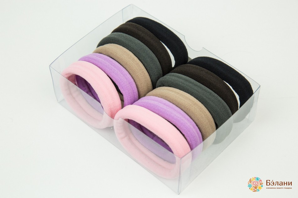 Резинка бесшовная крупная однотонная