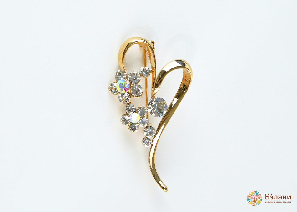 Брошь "Зиг-заг"