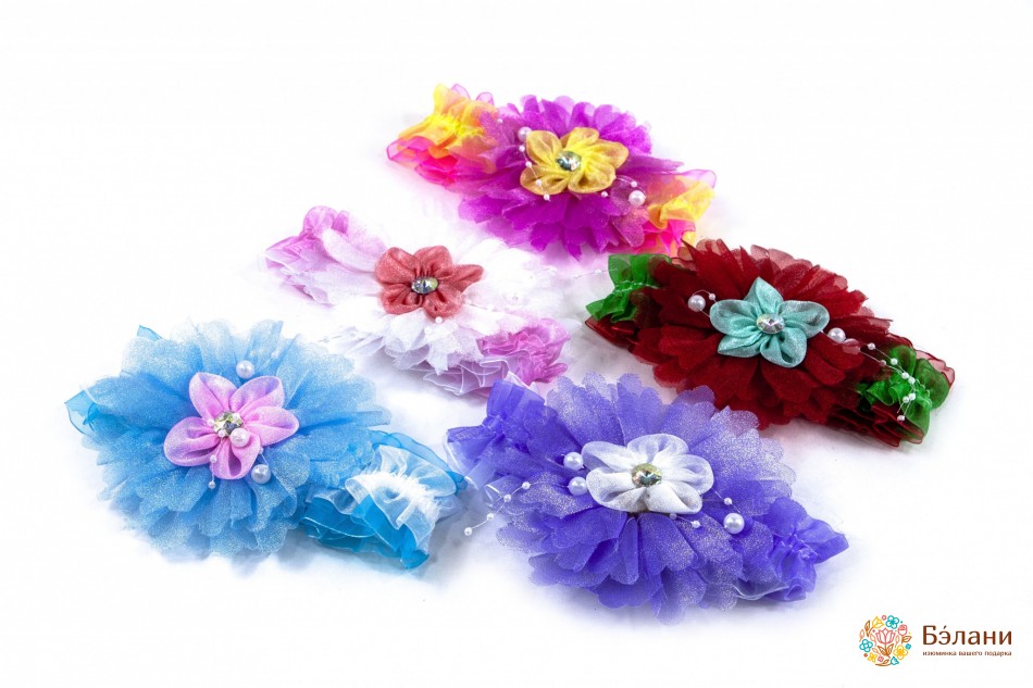 Дитяча пов'язка "Шифонова квітка"