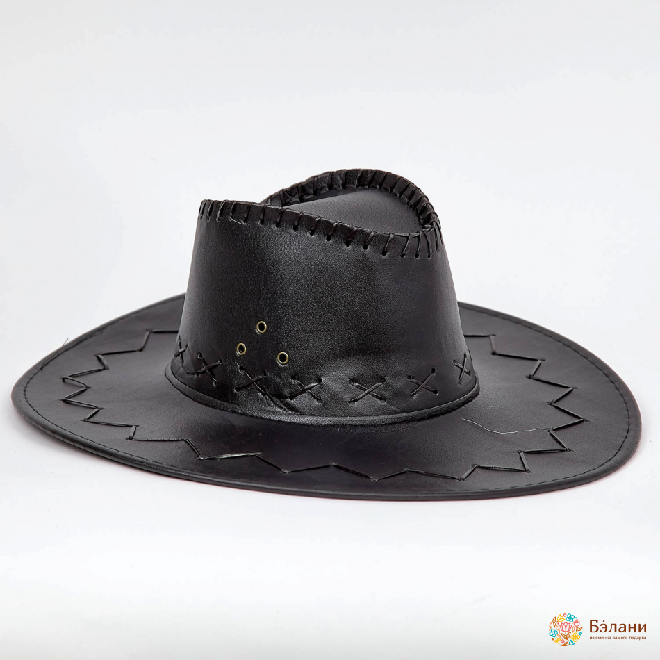 Шляпа "Ковбой" кожзам