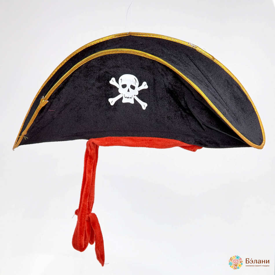 Шляпа "Пират" мягкая S