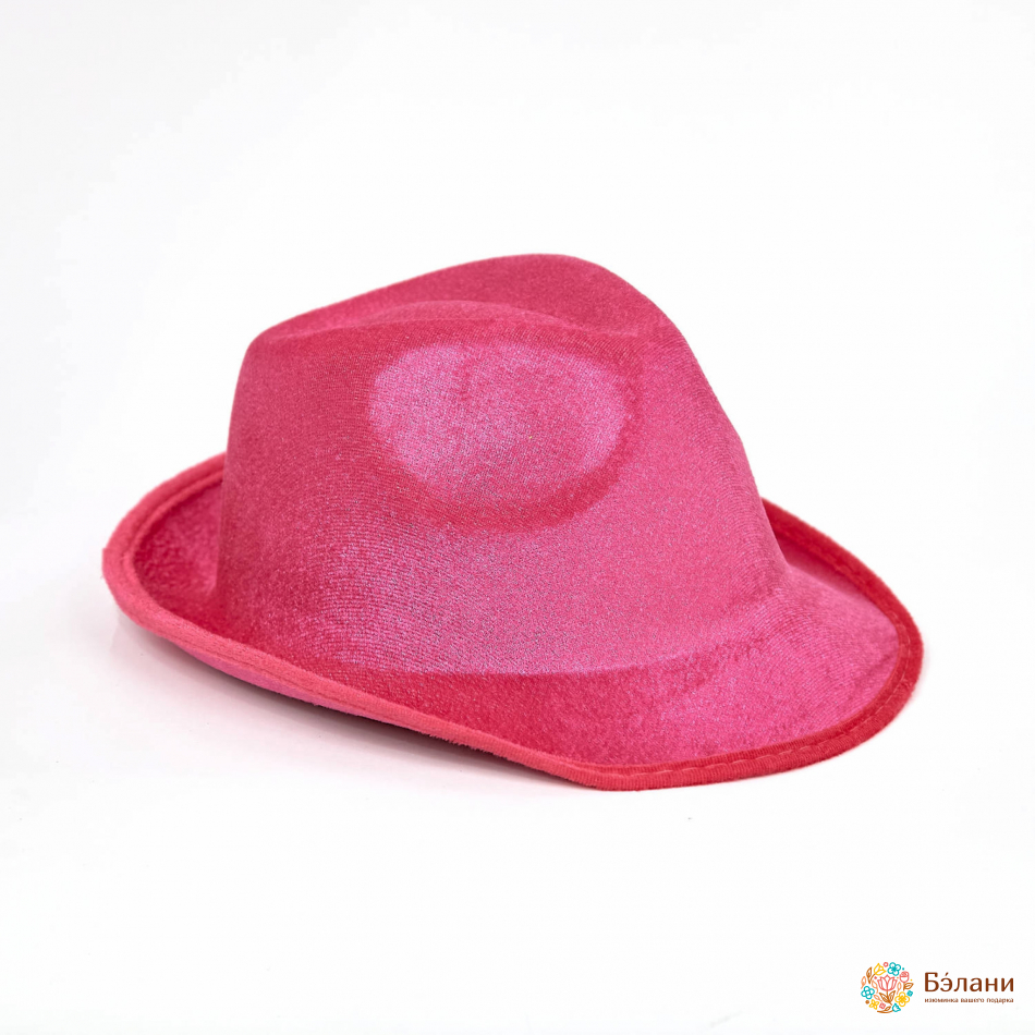 Шляпа бархатная